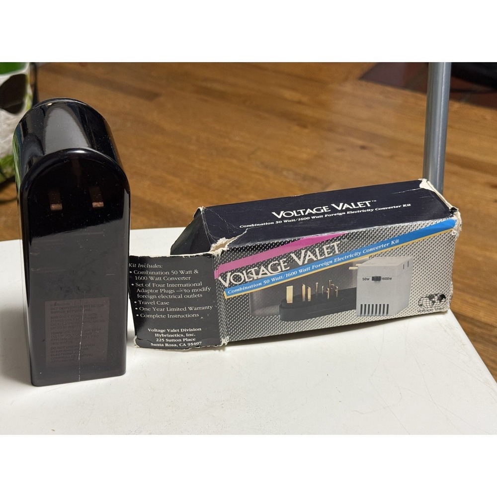 VOLTAGE VALET Foreign Electricity Converter50 Watt /1600 Watt, model